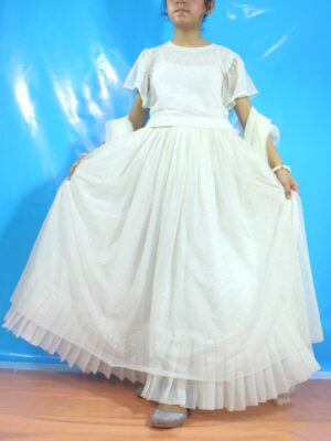 Snow Sparkle White Lehagnga
